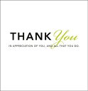 【中古】Thank You: In Appreciation of You, and All That You Do (Gift of Inspiration)