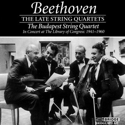 【中古】Beethoven: The Late String Quartets - The Budapest String Quartet in Concert at the Library of Congr