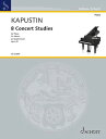 【中古】Nikolai Kapustin: 8 Concert Studies Op.40. For ピアノ