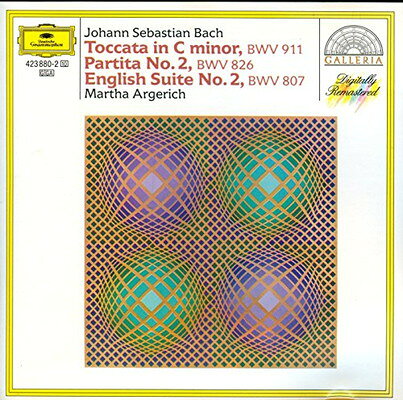 Bach:Toccata BWV 911 / Partita nr.2 BWV826 / Englische Suite nr.2 BWV807