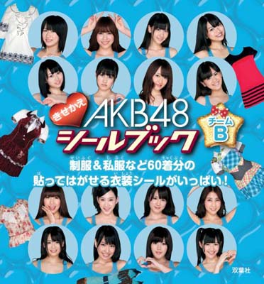 【中古】AKB48きせかえシールブック チームB