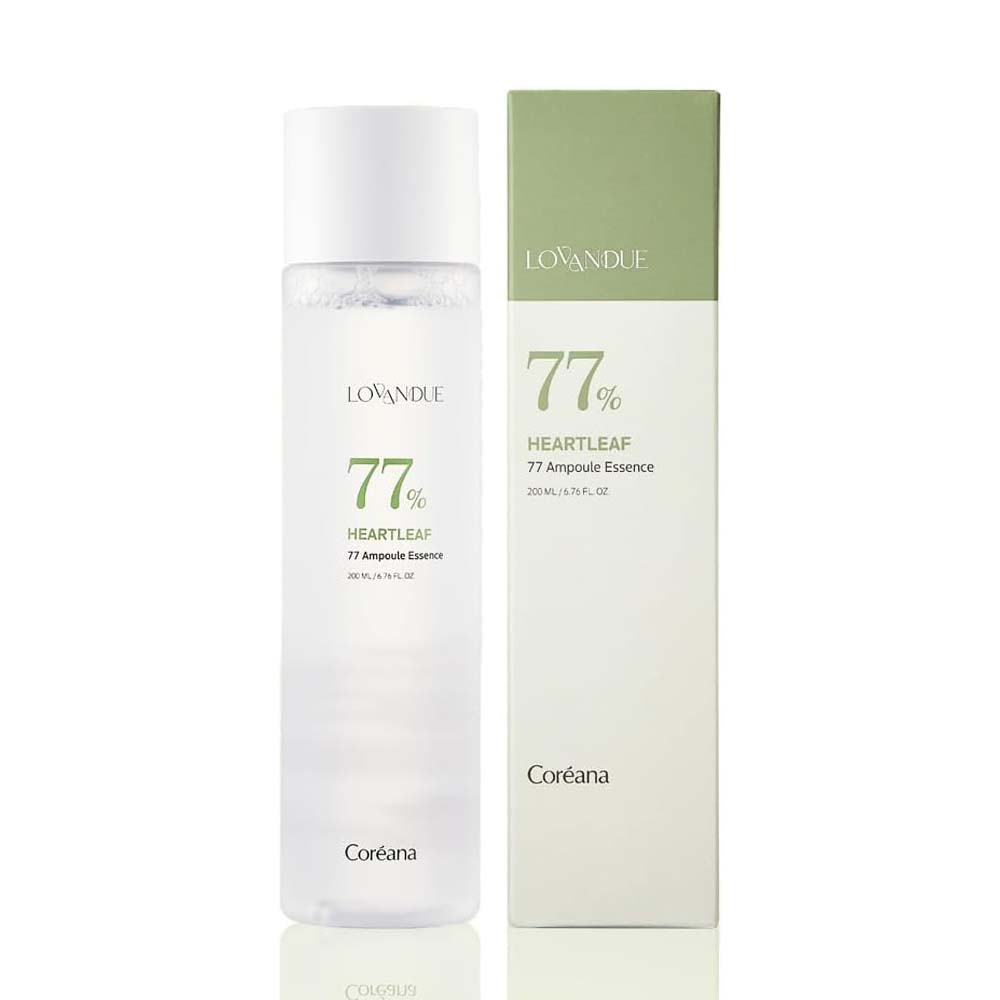 【Coreana】LOVANDUEラバンデュ ドクダミ 77 アンプルエッセンス★容量200ml/HEARTLEAF 77％AMPOULE ESSENCE Coreana/ ドクダミエッセンス 大容量アンプルエッセンス/ 韓国コスメ/SIN