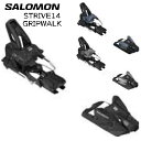 【ブランド】SALOMON(サロモン) 【アイテム】STRIVE14GRIPWALK 【カラー】Black 【サイズ】D90/D100/D115/D130 【Fabric】 STRIVE 16の基本性能を受け継ぎ、DIN解放値を5-14に設定したモデルです。 ヒールピースは、STRIVE 16がメタルレバー付きで高レベルのホールド感と 安定感を提供してくれるタイプなのに比べて、 STRIVE 14は振動を吸収しながら必要な時に スムーズにリリースできるタイプを採用しています。 画像とお届けする商品は、デザイン・カラーが多少異なる場合もございます。 在庫は十分に確保しておりますが、店舗と在庫を共有しているためご購入のタイミングによっては売り切れの場合もございます。 その場合は、代替またはキャンセルのご連絡を致します。 当店の商品は実店舗でのディスプレイ商品を含みます。 そのため、化粧箱や商品等にキズや汚れ等がある場合がございますが、商品の使用に支障がない場合を除き不良品とはなりませんので、予めご了承願います。 メーカー希望小売価格はメーカーサイトに基づいて掲載しています