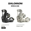 サロモン スノーボード ビンディング 金具 レディース L41776900 23-24 SALOMON MIRAGE ミラージュ 女性用 フリー 2024 日本正規品