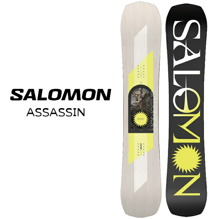 サロモン スノーボード 板 メンズ L47347700 23-24 SALOMON ASSASSIN アサシン 男性用 竹 カーボン 2024 日本正規品