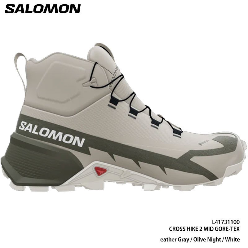 SALOMON(サロモン) L41118500 メンズ ハイキングシューズ CROSS HIKE MID GORE-TEX