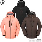 【4/24 20時～P5倍お買い物マラソン】ボルコム ウェア ジャケット 23-24 VOLCOM GUCH STRETCH GORE JACKET BRN PCH イグチ ストレッチ ゴアテックス G0652401 日本正規品