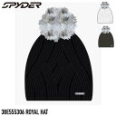 【ブランド】SPYDER（スパイダー） 【アイテム】ROYAL HAT 【品番】38E555306 【カラー】BLK-Black, WHT-White, WMS-Wintermoss 【サイズ】O/S 【Fabric】 ? 100% リサイクル ポリエステル糸 ? フェイクファーのポンポン ? スパイダー カスタム チャーム 100% リサイクル ポリエステル 画像とお届けする商品は、デザイン・カラーが多少異なる場合もございます。 在庫は十分に確保しておりますが、店舗と在庫を共有しているためご購入のタイミングによっては売り切れの場合もございます。 その場合は、代替またはキャンセルのご連絡を致します。 当店の商品は実店舗でのディスプレイ商品を含みます。 そのため、化粧箱や商品等にキズや汚れ等がある場合がございますが、商品の使用に支障がない場合を除き不良品とはなりませんので、予めご了承願います。 メーカー希望小売価格はメーカーサイトに基づいて掲載しています