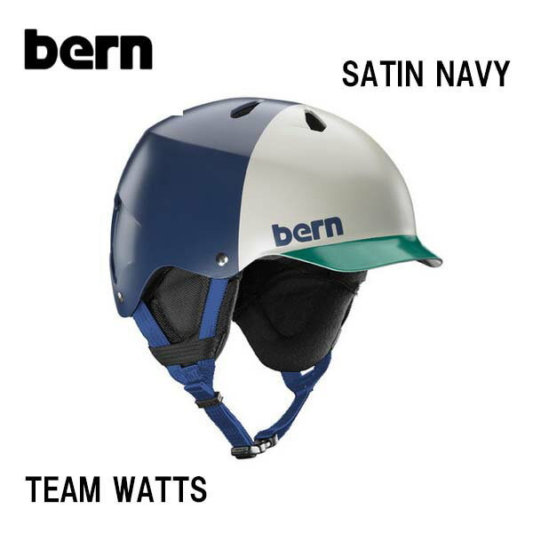 バーン Bern WATTS bern スキー スノーボード ヘルメット メンズ NAVY BE-SM26T18SNH 日本正規品 ジャパンフィット