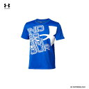 \エントリで+P10倍/Tシャツ キッズ ジュニア 半袖 アンダーアーマー UNDER ARMOUR SUPER BIGLOGO 吸水速乾 スポーツ トレーニング こども用 Tee 体操着 体育着 1371811 400