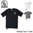 2021 【ブランド】CG Habitats（キャンディグラインド） 【アイテム】Heritage Tech T-Shirt 【製品番号】TSHGBL/TSHGGR/TSHGWH 【カラー】Black/D Heather Grey/White 【サイズ】S/M/L/XL 【Fabric】 79% NYLON / 21% POLYESTER SIZES SMALL, MEDIUM, LARGE, X LARGE DESCRIPTION FINISHED IN THE U.S.A. ULTRA SOFT MICRO FIBER KNIT MOISTURE WICKING QUICK DRY SUPERIOR BREATHABILITY UV PROTECTANT PATCH AT LEFT CHEST BLOOD LINE LOGO MARK AT SLEEVE 画像とお届けする商品は、デザイン・カラーが多少異なる場合もございます。 在庫は十分に確保しておりますが、店舗と在庫を共有しているためご購入のタイミングによっては売り切れの場合もございます。 その場合は、代替またはキャンセルのご連絡を致します。 当店の商品は実店舗でのディスプレイ商品を含みます。 そのため、化粧箱等にキズや汚れ等がある場合がございますが、商品の使用に支障がない場合を除き不良品とはなりませんので、予めご了承願います。メーカー希望小売価格はメーカーサイトに基づいて掲載しています