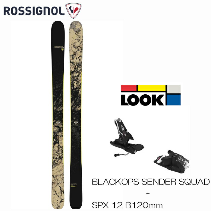 【5/9 20時～P5-10倍お買い物マラソン】スキー板 セット メンズ ロシニョール 20-21 ROSSIGNOL ブラックオプス センダー スカット BLACKOPS SENDER SQUAD SPX 12 型落ち アウトレット