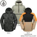 ボルコム スノーウェア ジャケット 23-24 VOLCOM BRIGHTON PULLOVER JACKET ブライトン プルオーバー ジャケット 型落ち 日...