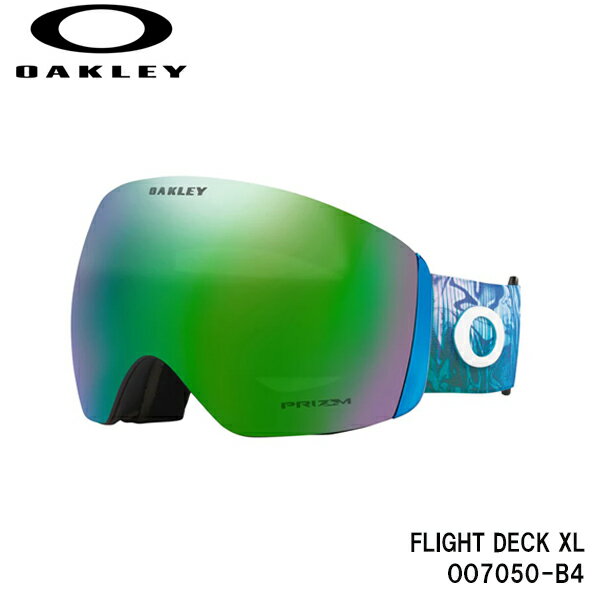 【ブランド】OAKLEY（オークリー） 【アイテム】FLIGHT DECK L 【製品番号】OO7050-B4 【カラー】 フレームカラー：ABSTACT BLUE PRIZM SNOW JADE IRIDIUM 可視光透過率13％ 【サイズ】 O/S 【Fabric】 6回ワールドカップスラロームチャンピオンのミカエラシフリンと共同で開発された 彼女のグラフィックテーマ「アブストラクト ブルー」は、 冬のオーロラに見られる鮮やかな色にインスパイアされました。 戦闘機パイロットのヘルメット バイザーにインスパイアされたフライトデッキの大きなサイズのフィット感は、 視野を最大化し、チャンスの単一のターゲットを逃すことはありません。 シームレスな互換性のために設計されており、自分のスタイルに合ったヘルメットを柔軟に選択できます。 Oakley の Ridgelock テクノロジーを使用して設計されているため、レンズの交換は迅速かつ簡単でありながら、 完全なレンズ シールが可能であり、過酷な条件がゴーグルに浸透するのを防ぎます。 ■OAKLEY HIGH DEFINITION OPTICS (HDO)■ パフォーマンスを最大限に引き出す、歪みのない、クリアな視界。 レンズは高純度の光学レンズ素材を採用し、インジェクションモールドで成型された耐衝撃性に優れた Plutonite です。 歪みがない鮮明な解像度を実現し光の屈折を補正します。 ■100% UV PROTECTION■ lプルトナイトレンズは紫外線 A波、 B波を遮断します。 lレンズの素材自体に UVカット機能を搭載。 lOAKLEY のオプティカルテクノロジーにより、レンズ周りからの紫外線の侵入をも抑制します。 ■ANTI-FOG PERFORMANCE■ デュアルレンズのインナーレンズにOAKLEY が独自に開発したアンチフォグテクノロジーを搭載し、水分を吸収し曇りを除去。 ■FULL RIM GOGGLESフルリムゴーグル■ フレーム自体の形状がレンズ周りをすべてカバーし、更にキーロックでしっかりとレンズを固定します。 ■RIM LESS GOGGLES リムレスゴーグル■ リムレスゴーグルに搭載されているリッジロックシステムは、フレームとレンズ裏側の溝が組み合う構造になっており、更にキーロックでしっかりとレンズを固定します。 最大限の視界を確保しながらも、激しいライディングや吹雪などの厳しいコンディションでも水分や雪のゴーグルへの侵入を防ぎ、 最高のパフォーマンスを発揮するのはOAKLEY 独自のテクノロジーによるものです。 ■OMATTER FRAME■ 柔軟でしなやかなフレーム素材が、カスタムメイドされたような快適なフィッテングを実現。 ■TRIPLELAYER FACE FOAM■ 3層の密度や素材の異 なるフォームを採用。 内側のライニング部分には吸湿速乾性に優れたフリース素材を採用し、一日中快適な着け心地を実現。 ■PRESCRIPTION COMPATIBLE■ 眼鏡を着用したままゴーグルの着用が可能です。 従来サイズの眼鏡テンプルがフィットするように、フレームの内側に凹みをつけた設計。 画像とお届けする商品は、デザイン・カラーが多少異なる場合もございます。 在庫は十分に確保しておりますが、店舗と在庫を共有しているためご購入のタイミングによっては売り切れの場合もございます。 その場合は、代替またはキャンセルのご連絡を致します。 当店の商品は実店舗でのディスプレイ商品を含みます。 そのため、化粧箱等にキズや汚れ等がある場合がございますが、商品の使用に支障がない場合を除き不良品(返品対象)とはなりませんので、予めご了承願います。 メーカー希望小売価格はメーカーサイトに基づいて掲載しています