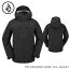 ボルコム ウェア ジャケット 23-24 VOLCOM TDS INF GORE-TEX JACKET BLACK ティディエス ゴアテックス スノーボード スノボ スノー ウェア G0452401 日本正規品