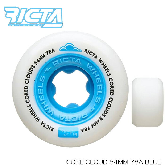 5/23 20P5ܤ㤤ʪޥ饽ۥꥯ 饦 ե   RICTA CORE CLOUD 롼 White/Blue 54mm 78a ̵