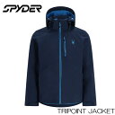 スキーウェア スパイダー 24-25 SPYDER TRIPOINT JACKET TRUE NAVY トリポイント ジャケット 2025 日本正規品■