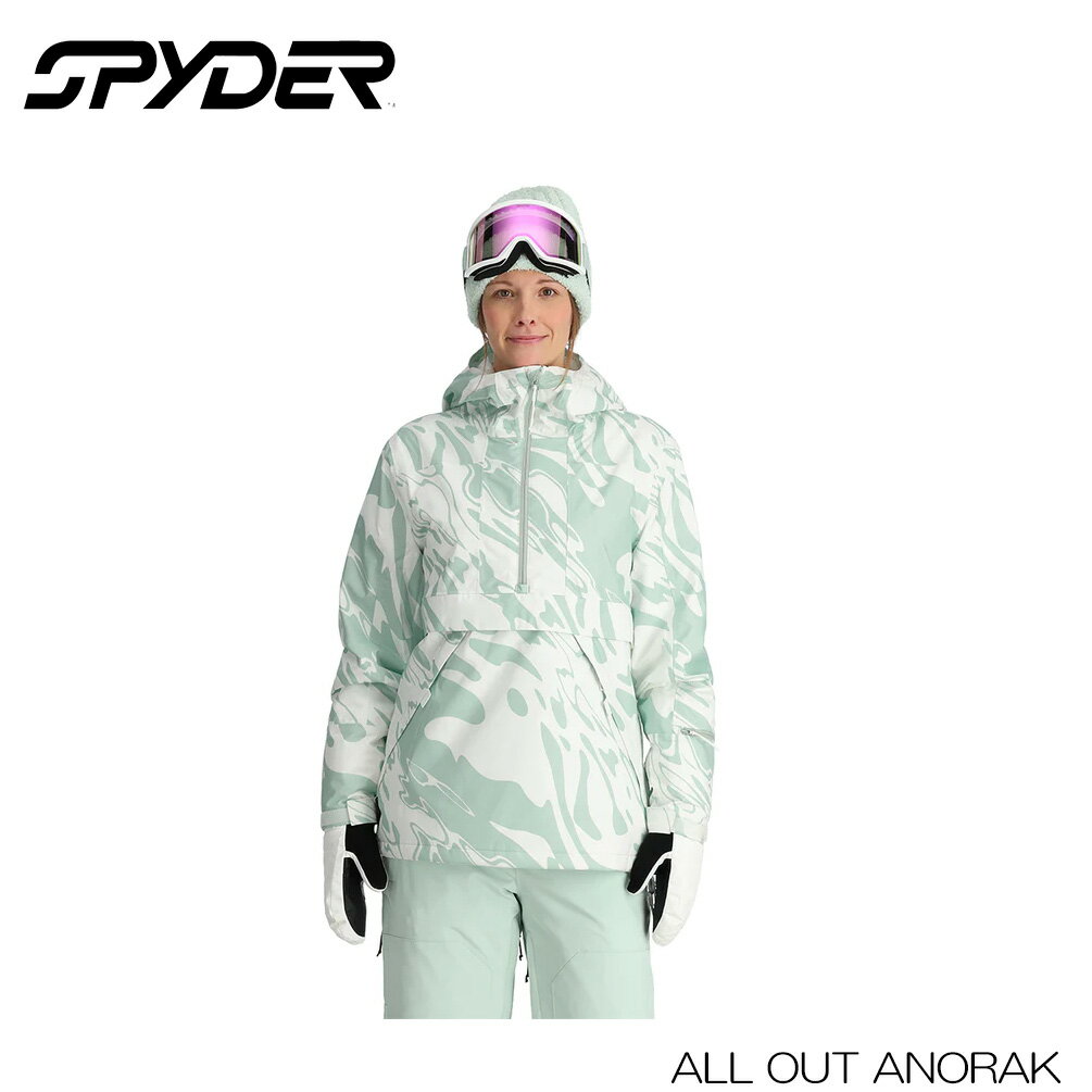 【6/4 20時～P10倍!楽天スーパーSALE】【即出荷】スノーボード スキー ウェア レディース ジャケット スパイダー 23-24 SPYDER ALL OUT ANORAK 女性用