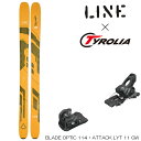 【P10倍〜5/31 23:59まで】ライン スキー板 23-24 LINE BLADE ブレード OPTIC 114 + 25 Tyrolia チロリア AT...