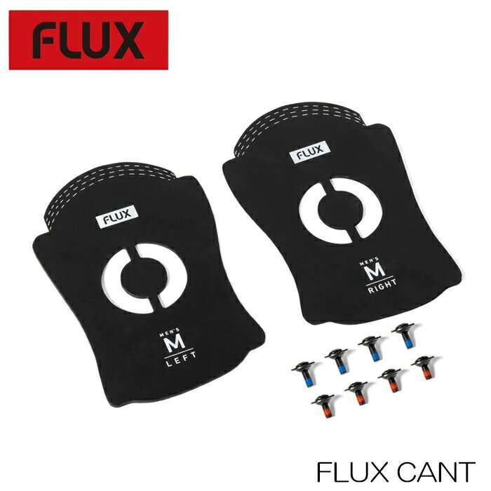 【ポイント10倍！ブラックフライデー】スノーボード ビンディング フラックス 24-25 FLUX CANT PAD Black カントパッド バインディング 2025 日本正規品