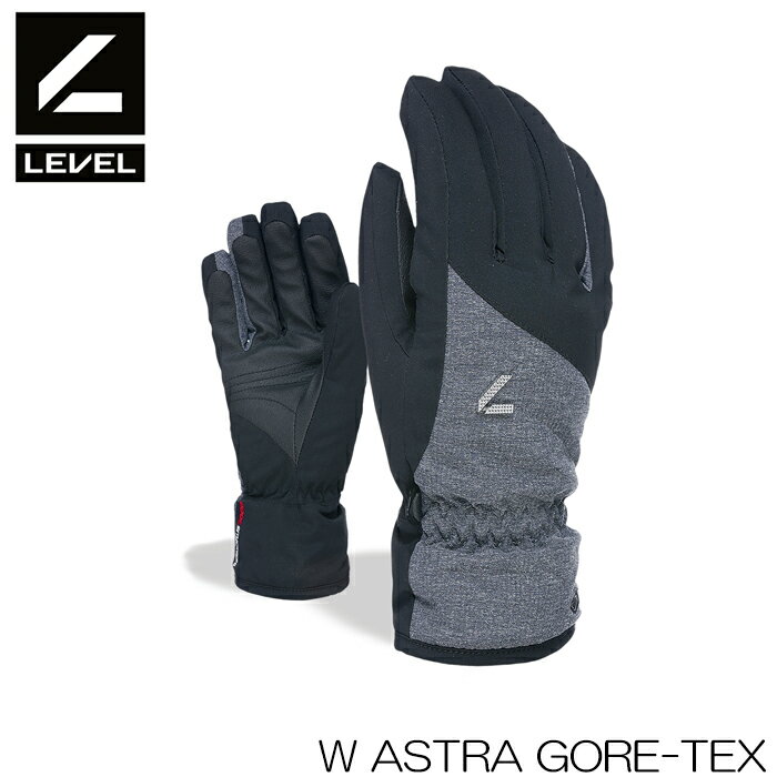 【6/4 20時～P10倍 楽天スーパーSALE】スノーボード スキー グローブ レディース LEVEL レベル アストラ ゴアテックス ASTRA GORE-TEX 5本指 送料無料