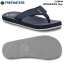 楽天Boom Sports EC店【4/24 20時～P5倍お買い物マラソン】リカバリーサンダル Freewaters フリーウォータース SUPREEM DUDE -Navy シュプリーム デューデ メンズ 男性用 水陸両用 ビーチ 海 海水浴 プール