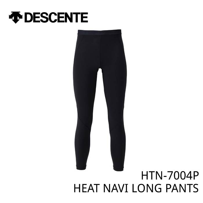 デサント DESCENTE ユニセックス アンダータイツ ヒート HEAT NAVI LONG PANTS/HTN-7004P BLK