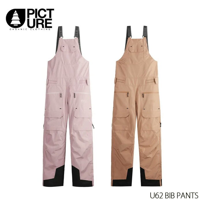 【6/4 20時～P10倍!楽天スーパーSALE】ピクチャー ウェア ビブパンツ 23-24 PICTURE U62 BIB PANTS WPT109 スキー スノーボード ウェア 日本正規品