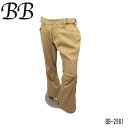 BB カラー：BROWN サイズ：M（バスト79～87、身長154～162、ウエスト64～70） 品　番：BB-2561 ■パウアダーガード ジャケット裾からの雪と風の侵入を防ぎます。 ■サイドアジャスター ウエスト部分にベルクロテープを使用したアジャスターを設定。適度なフィット感が瞬時に得られます。 ■パンツ丈アジャスター パンツ裾の後ろ部分を踏まないように長さを調整出来ます。 ■ジャケットジョイントループ ジャケットとパンツをジョイントする事により、雪や風の侵入を防ぎます。 ■サイドベンチレーション ファスナーの開閉によりパンツ内部の温度調整が出来ます。 ■裾アジャスター パンツ裾部分にアジャスターを設定。ブーツの脱着が容易に出来ます。 ※商品により一部の機能が無い場合がございます。 在庫は十分に確保しておりますが、店舗と在庫を共有しているためご購入のタイミングによっては売り切れの場合もございます。 その場合は、代替またはキャンセルのご連絡を致します。 予めご了承願います。当店の商品は実店舗でのディスプレイ商品を含みます。 そのため、化粧箱等にキズや汚れ等がある場合がございますが、商品の使用に支障がない場合を除き不良品とはなりませんので、予めご了承願います。 メーカー希望小売価格はメーカーサイトに基づいて掲載しています