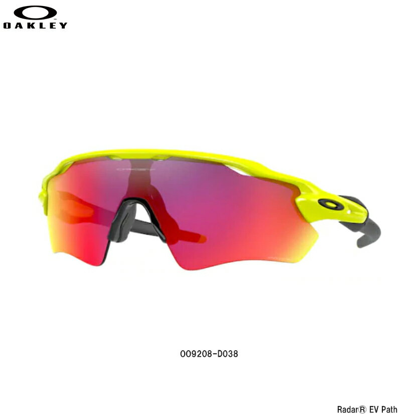 オークリー サングラス レーダーイーブイ パス OO9208-D038 偏光レンズ 野球 OAKLEY Radar EV Path Tennis ball yellow Prizm road 日本正規品