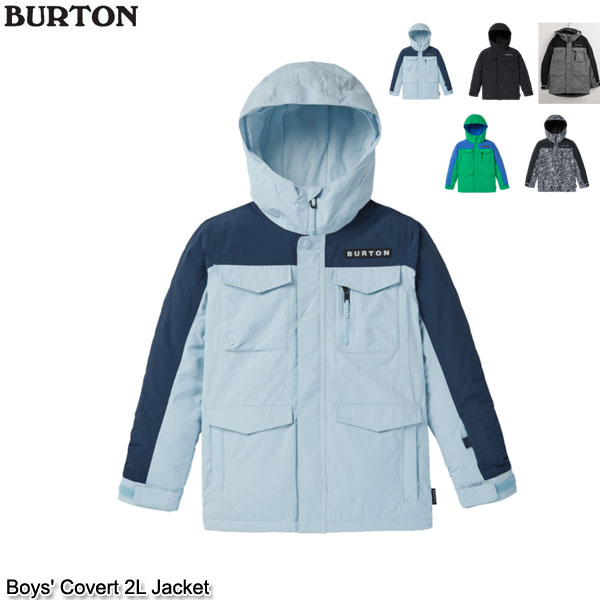 スノーボード ウェアー ジャケット ジュニア キッズ 22-23 BURTON バートン Boys' Covert 2L Jacket 2023 早期予約 日本正規品