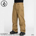予約 スノーウェア パンツ ボルコム VOLCOM TESTER 3L GORE-TEX PANT 日本正規品 25-26 スキー スノーボード ゴアテックス