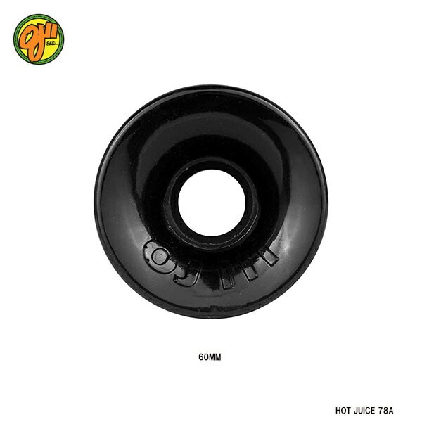 XP{[ XP{[ XP[g{[h EB[ 60mm N[U[ N[WO T[tXP[g SKATEBOARD OJ WHEELS IWF[ HOT JUICE 78A BLACK