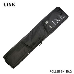 スキーローラーバッグ キャスター付き 収納ケース スキーバッグ ケース LINE ライン ROLLER SKI BAG BLACK A1901002010 正規品