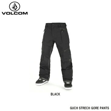 【ポイント10倍 エントリー 7/4(月)20時~】スキー スノーボード ウェア パンツ 22-23 予約 メンズ VOLCOM ボルコム GUCH STREXH GORE PANT BLACK ゴアテックス ストレッチ G1352314 正規品