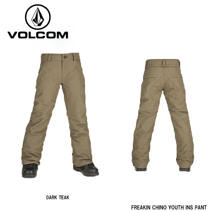 y5/9 20`P5-10{}\zyoׁzXm[{[h EFA LbY WjA 22-23 VOLCOM {R ǂp FREAKIN CHINO YOUTH INS PANTL DTK I1252301 {Ki