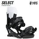 \エントリーでP10倍 9/1 9:59まで/予約 25-26 スノーボード ビンディング YES SELECT BLACK イエス セレクト ブラック 日本正...