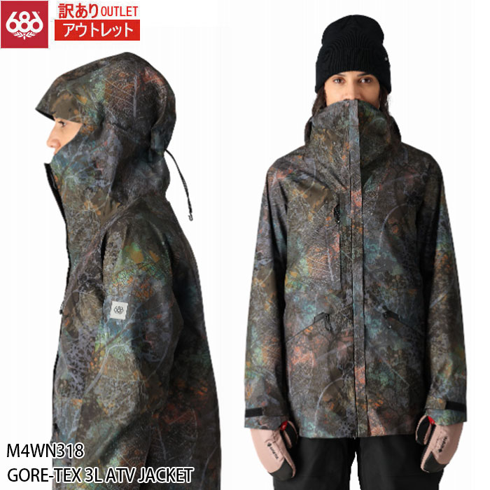【ポイント10倍!ブラックフライデー】訳あり アウトレット Sサイズのみ スノーボード ウェア ジャケット レディース 24-25 686 GORE-TEX 3...