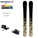スキーセット 板 ショートスキー ファンスキー ロシニョール ブラックオプス ROSSIGNOL MINI BLACKOPS + LOOK NX 12 GW 9...