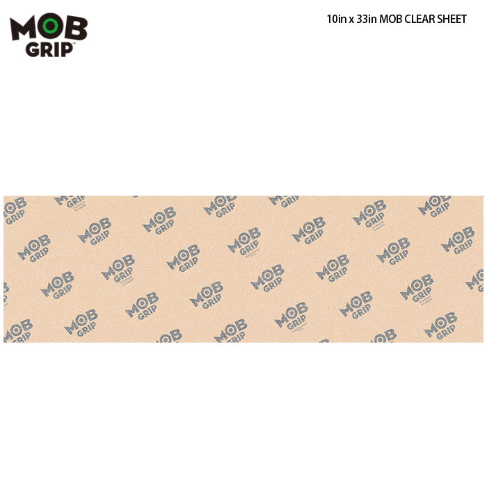 【P10倍~4/13 23:59まで】スケボー スケートボード デッキテープ モブ グリップ 10x33inch MOB GRIP GRIP TAPE クリアー 透明 パーツ SKATEBOARD SK8 193172126309