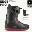 予約 25-26 ディーラックス エッジプロ S4 スノーボード ブーツ DEELUXE EDGE PRO S4 RED SHIFT メンズ スノボ 熱成形 2...