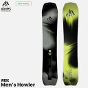 \エントリーでP10倍 9/1 9:59まで/予約 25-26 JONES M's Howler Wide ジョーンズ スノーボード 板 ハウラー ワイド ディ...