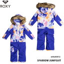 スノーウェア キッズ ベビー ジュニア ワンピース つなぎ スーツ ロキシー 23-24 ROXY SPARROW JUMPSUIT スキースーツ 日本正規品