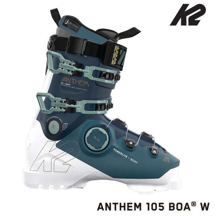 ●予約商品につきまして● 2024-2025 【ブランド】K2(ケーツー) 【アイテム】K2 ANTHEM 105 BOA? WOMEN'S SKI BOOTS 2025 【製品番号】KS240092 【カラー】 【サイズ】23.5-25.5cm 【Fabric】 快適さと剛性とサポートの融合 快適さを犠牲にすることなく、より硬いブーツをお探しですか? Anthem 105 は、ゲレンデの内外でハードチャージをしたい人に最適です。 新しい BOA? テクノロジーを搭載した Anthem 105 BOA は、あなたのカービング能力を新たなレベルに引き上げることでしょう。 完全に熱成形可能なシェルとパフォーマンスを強化する BOA? テクノロジーの組み合わせにより、比類のないフィット感と機能を実現します。 ■仕様■ FLEX RATING 105 LAST (MM) Multi MV 97 - 100mm PRODUCT WEIGHT(G) 1,524g @ 24.5 ■FLEX■ 7/10 ********************** 2025年ニューモデル予約商品です。 お届けは2024年秋ごろから順次発送となります。 発売・発送予定日は目安であり、入荷次第で日付は前後しますので予めご了承願います。 ご予約商品はキャンセルをお受けすることはできません。 商品ページの商品画像と実際にお届けする商品と、メーカーの都合で仕様やデザインが予告なく変更される場合がございます。 万が一デザイン・カラー・仕様等が変更となった場合にもキャンセル・返品等の対象とはなりませんので予めご了承のほどよろしくお願い致します。 メーカーの都合により、商品の入荷遅れ・オーダー数より入荷が少ない場合は 製造キャンセル になる場合がございます。その際は、ご注文の変更、又はキャンセルの手続きをさせていただく場合がございますので、誠に申し訳ございませんが、何卒ご了承ください。 その際、頂いております料金に関しましてはご返金させていただきます。 ********************** 画像とお届けする商品は、デザイン・カラーが多少異なる場合もございます。 在庫は十分に確保しておりますが、店舗と在庫を共有しているためご購入のタイミングによっては売り切れの場合もございます。 その場合は、代替またはキャンセルのご連絡を致します。 当店の商品は実店舗でのディスプレイ商品を含みます。 そのため、化粧箱や商品等にキズや汚れ等がある場合がございますが、商品の使用に支障がない場合を除き不良品とはなりませんので、予めご了承願います。 メーカー希望小売価格はメーカーサイトに基づいて掲載しています