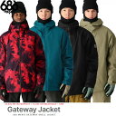 シックスエイトシックス ロクハチ ウェア 24-25 686 GATEWAY SHELL JACKET ゲットウェイ ジャケット 日本正規品■