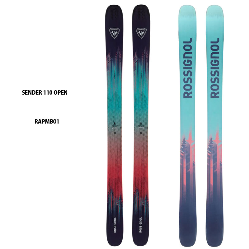 Rossignol - 【4月はポイント10倍※要エントリー】予約 26-27 ロシニョール スキー板 板のみ ROSSIGNOL SENDER 110 OPEN フリーライド メンズ レディース 日本正規品