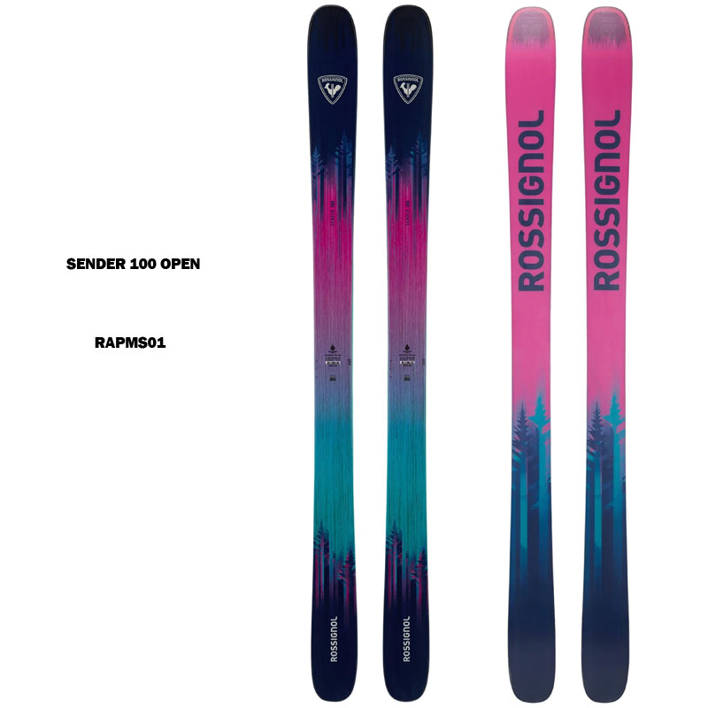 【4月はポイント10倍※要エントリー】予約 26-27 ロシニョール スキー板 板のみ ROSSIGNOL SENDER 100 OPEN フリーライド メンズ レディース 日本正規品