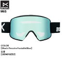 予約 ゴーグル アノン anon M6S エムシックスエス 25-26 3054810Z53 Black-PerceiveVariableBlue ユニセックス 日本正規品