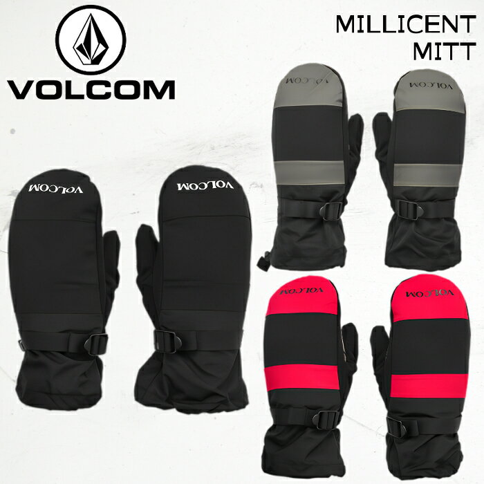 ボルコム スキー ミトン 手袋 メンズ J6852406 23-24 VOLCOM MILLICENT MITT ミリセント ミット 男性用 ブラッシュトリコット固定 2024 日本正規品