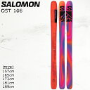  板 スキー L47606700 24-25 サロモン キューエスティー SALOMON QST 106 フリーライド メンズ レディース 日本正規品